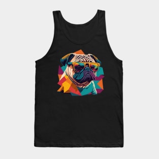 Pug in sunglasses Tank Top